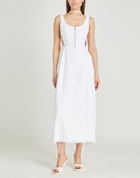 Jacquemus Womens Midi dress Ivory