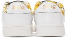 Versace Jeans Couture White & Gold Brooklyn Sneakers