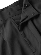 Auralee - Cotton-Gabardine Shorts - Black