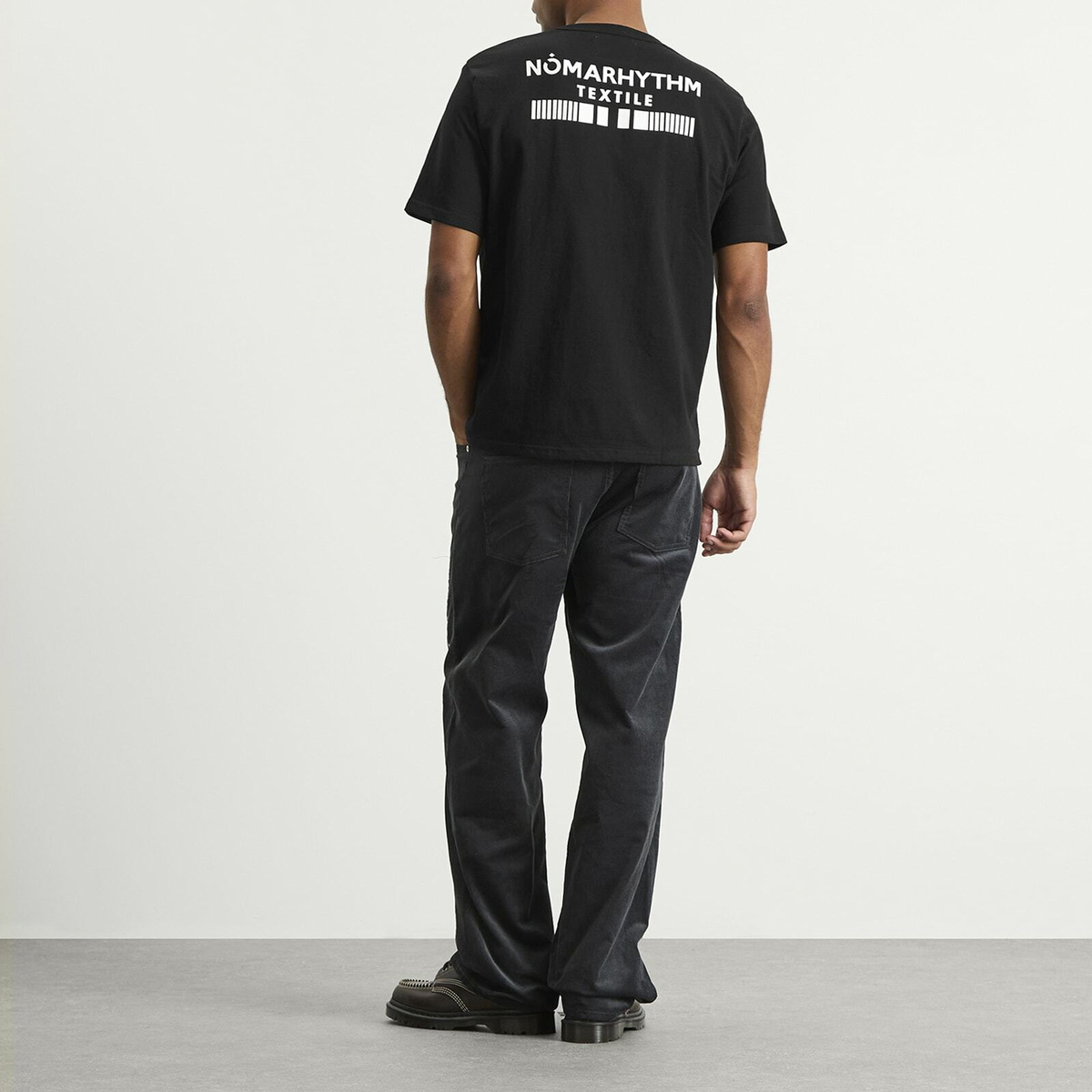 NOMARHYTHM TEXTILE Men's Icon Logo T-Shirt in Black