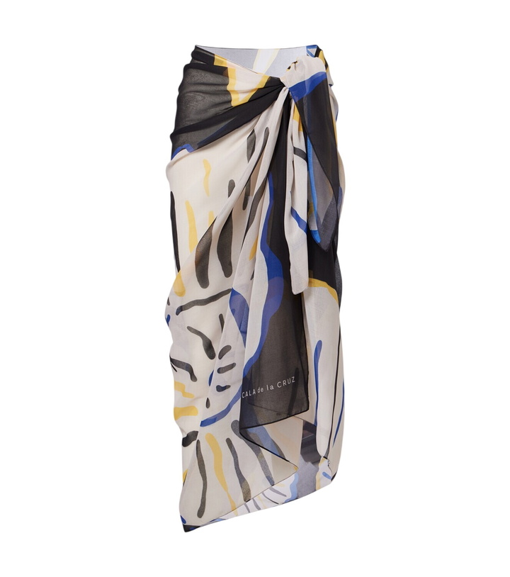 Photo: Cala de la Cruz Luana printed beach cover-up