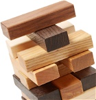 Linley - Wood Tumbling Blocks Game - Brown