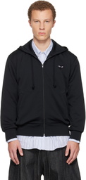 COMME des GARÇONS PLAY Black Big Heart Zip Hoodie