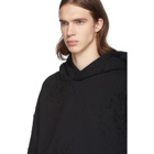 Amiri Black Oversized Shotgun Hoodie