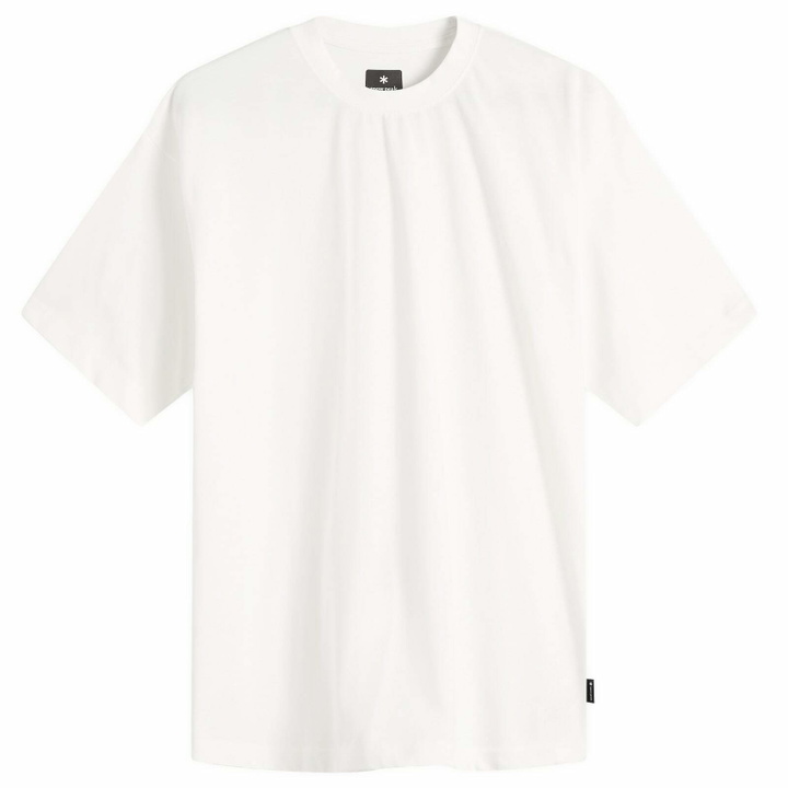 Photo: Snow Peak Men's Back Printed Logo T-Shirt in Off White
