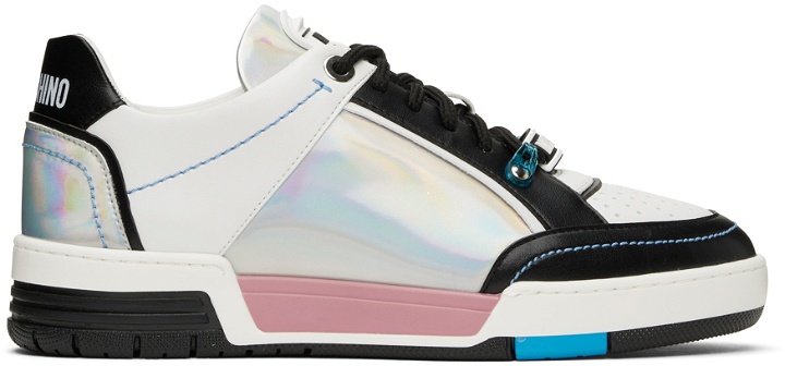 Photo: Moschino Multicolor Streetball Sneakers