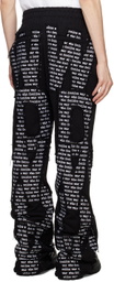 Who Decides War Black WDW Overlay Sweatpants