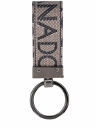 DOLCE & GABBANA - Coated Logo Jacquard Key Ring