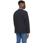 Norse Projects Navy Fleece Vidar Jacket