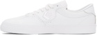 Converse White Leather 'Heart Of The City' Louie Lopez Pro Sneakers