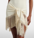 Taller Marmo Romy fringed swimsuit and beach cover-up set