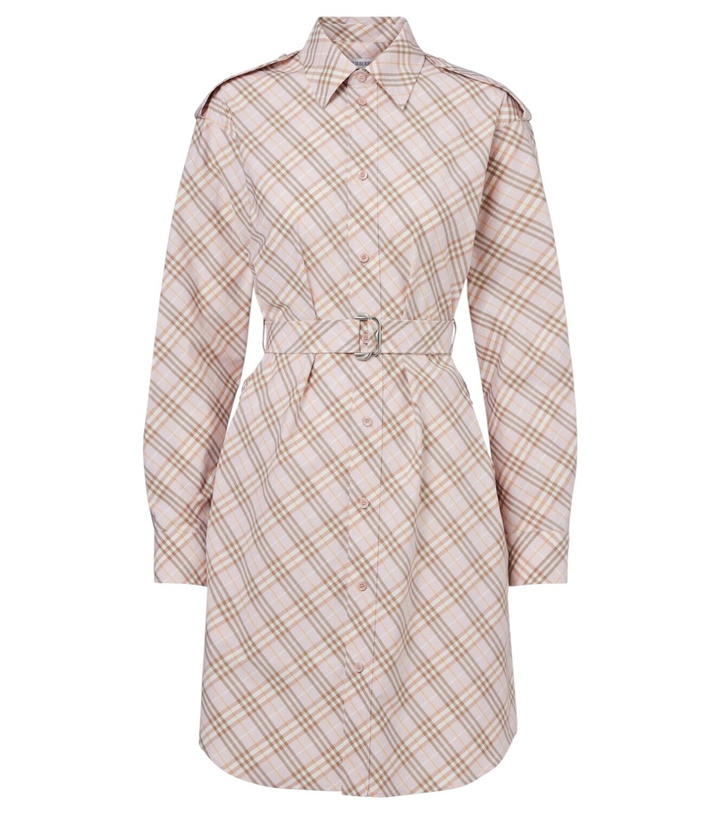 Photo: Burberry Burberry Check cotton shirt dress