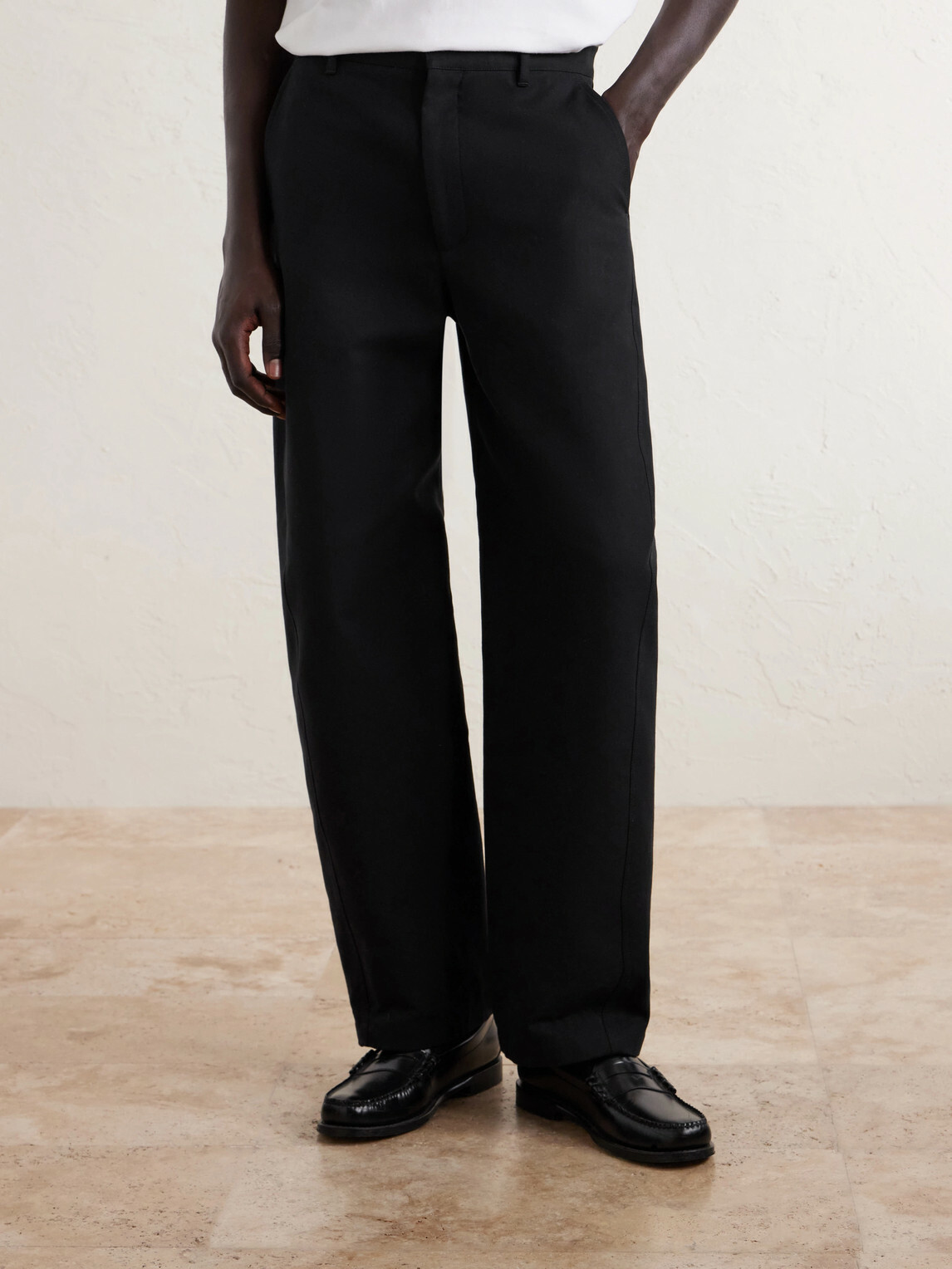 Givenchy - Straight-Leg Cotton-Twill Trousers - Black