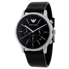 Emporio Armani Minimalist Black Dial Mens Watch AR11774