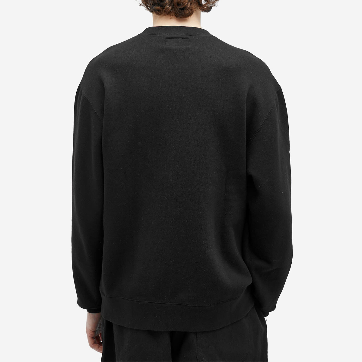 Beams Plus Men's Crew Sweatshirt in Black