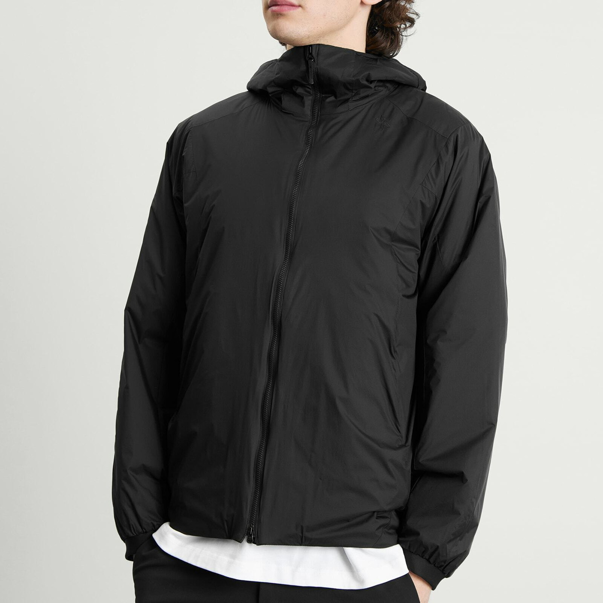 Goldwin Men's PERTEX QUANTUM Padded Warm Jacket in Black