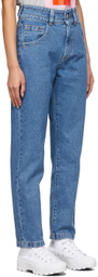 Opening Ceremony Blue High-Rise Cigarette Jeans