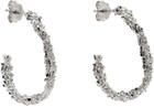 Veneda Carter Silver VC003 Medium Open Hoop Earrings