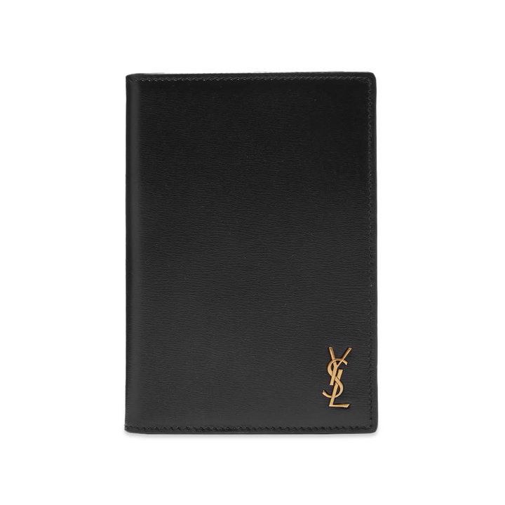 Photo: Saint Laurent Tiny Monogram Card Wallet