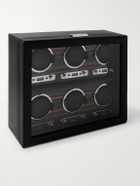 WOLF - Roadster Full-Grain Vegan Leather Six-Piece Watch Winder