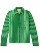 Marni - Striped Woven Shirt - Green