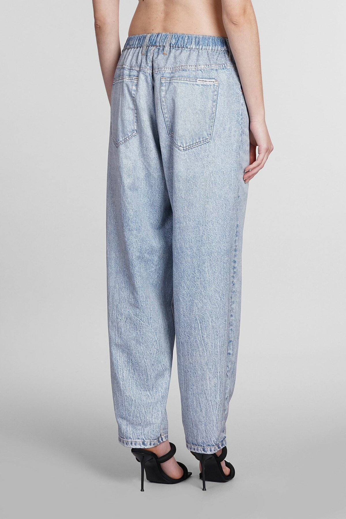 Alexander Wang Printed Jersey Wide-leg Pant