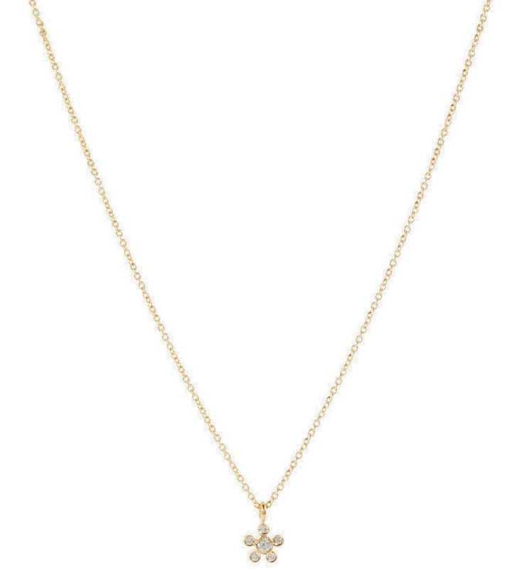 Photo: Sophie Bille Brahe Petit Soleil 18kt gold pendant necklace with diamonds