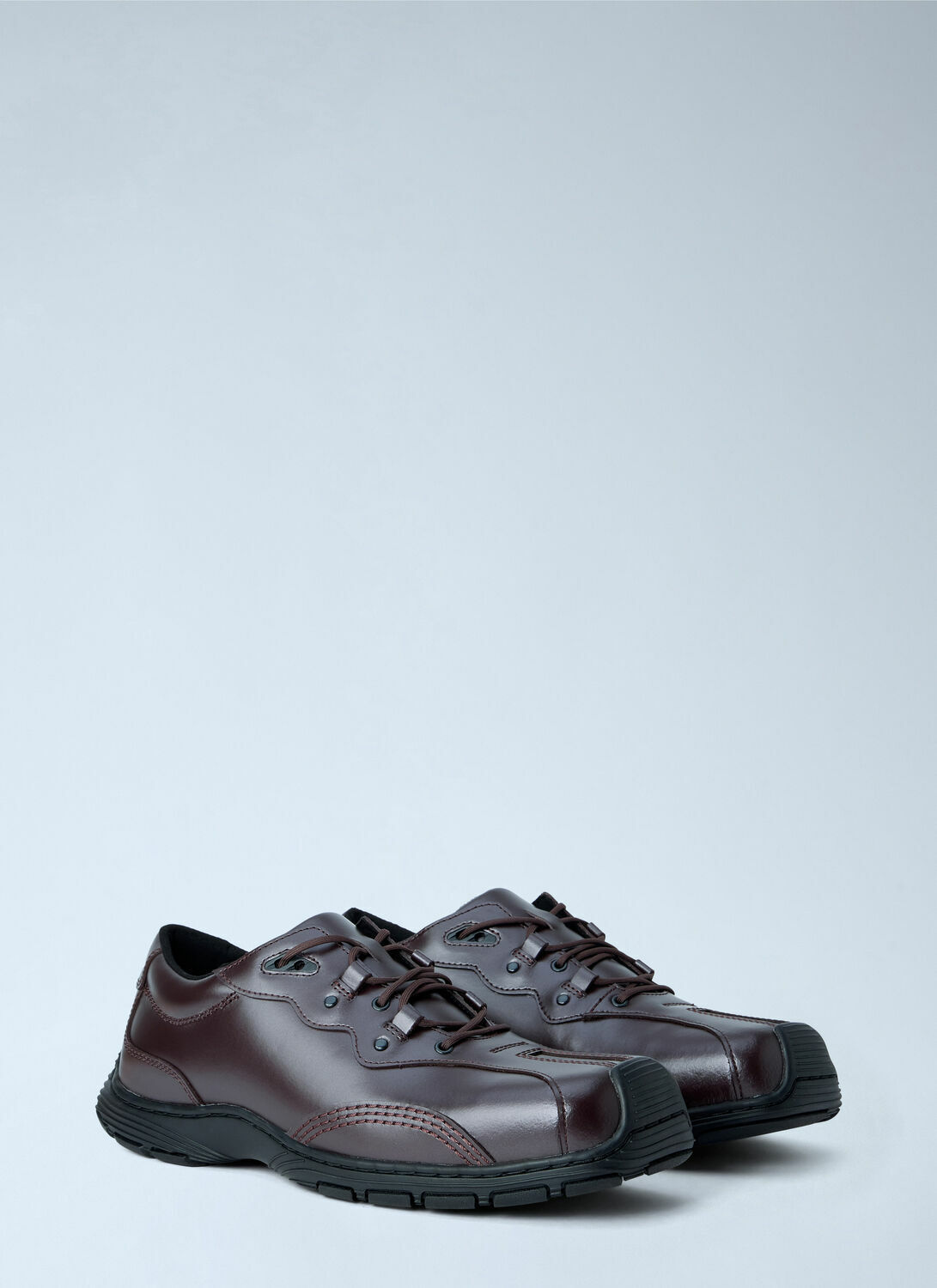 Dr. Martens Aurix 5i Oxblood Satin Finish Leather Lace Ups