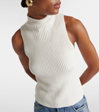 Nili Lotan Sonia ribbed-knit cotton turtleneck top