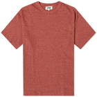 YMC Men's Triple Stripe T-Shirt in Red-Ecru