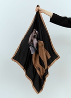 Max Mara Printed Silk Scarf