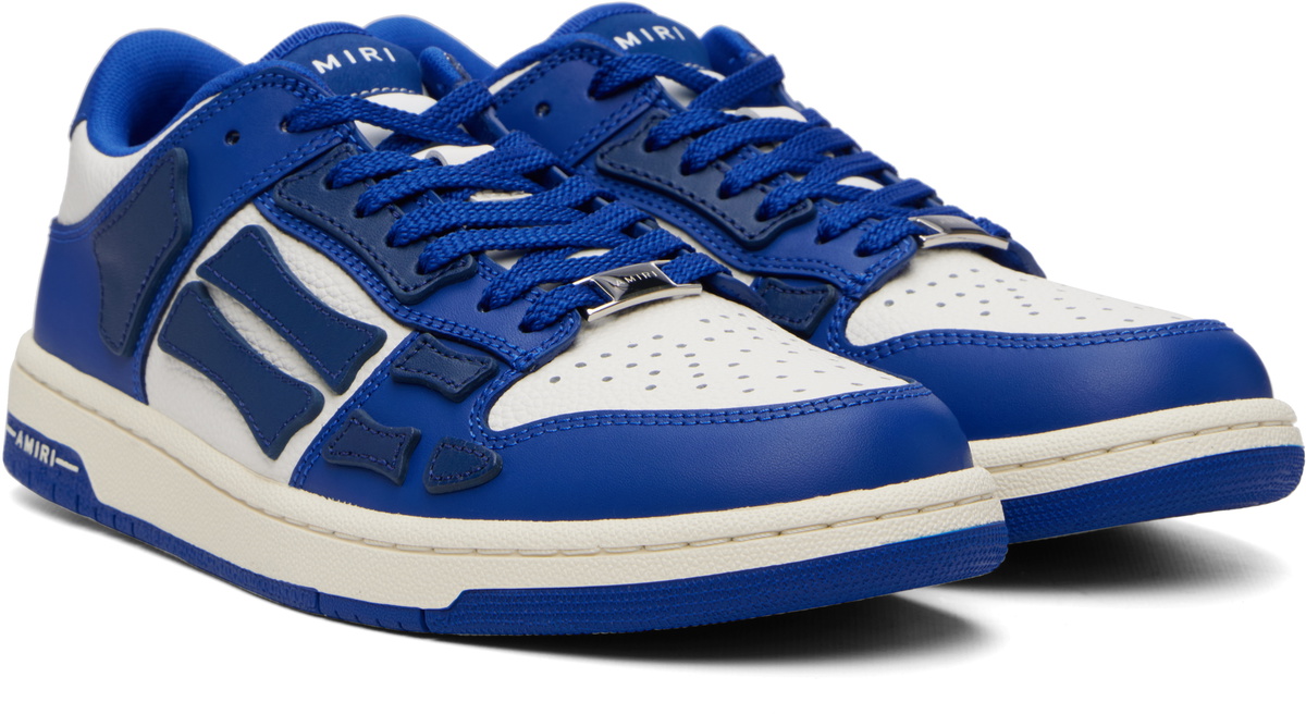 AMIRI Navy & White Skel Top Low Sneakers
