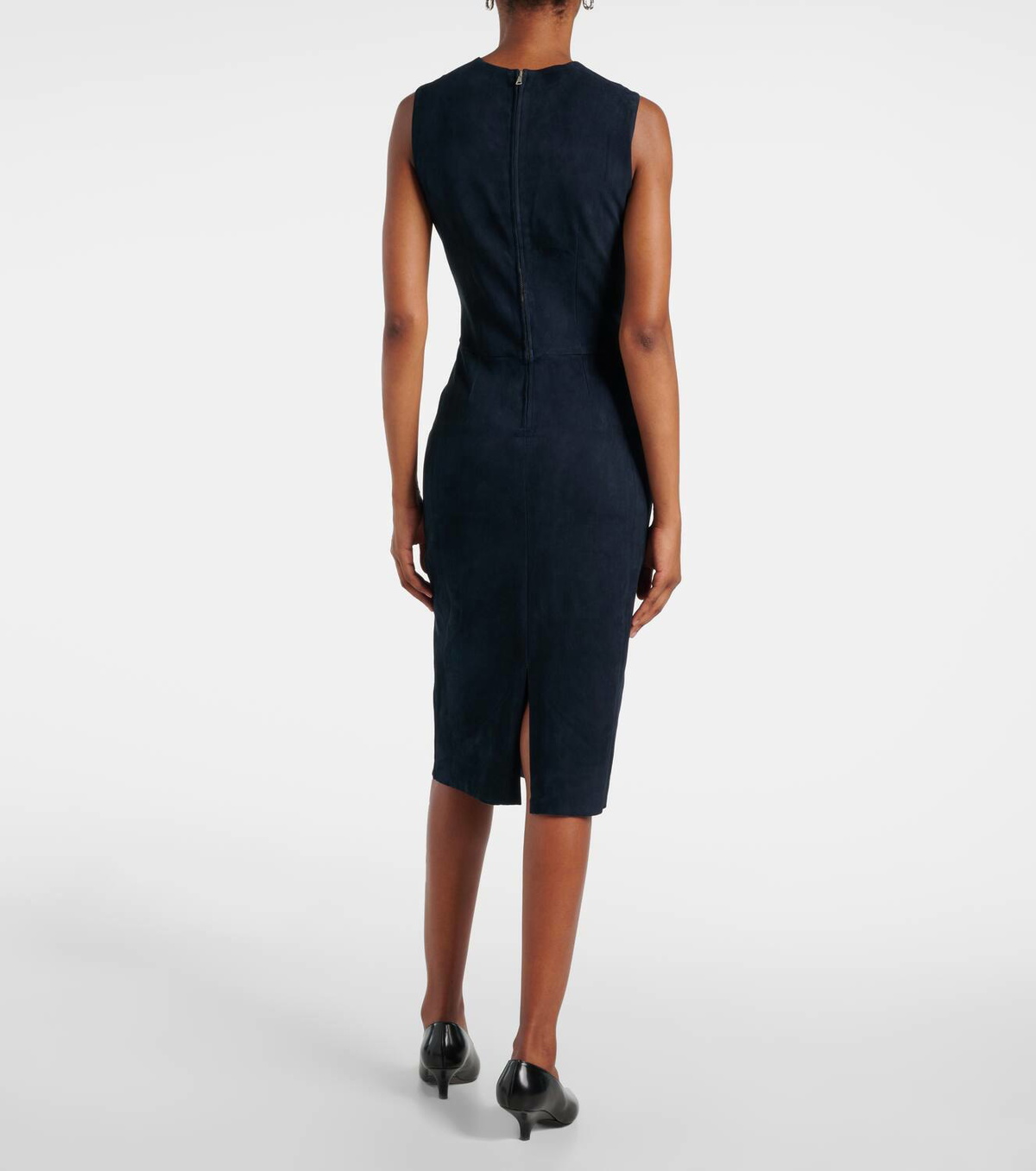 Stouls Eva suede midi dress