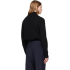 Jil Sander Black Wool & Cashmere Turtleneck