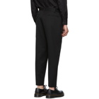 Comme des Garcons Homme Deux Black Wool Gabardine Trousers