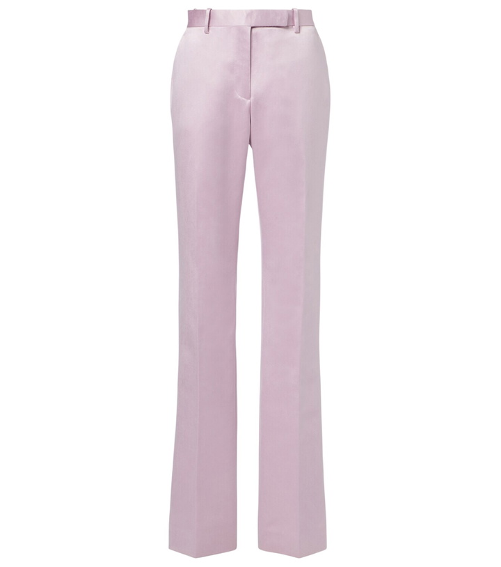 Photo: Tom Ford Cotton and silk duchesse straight pants