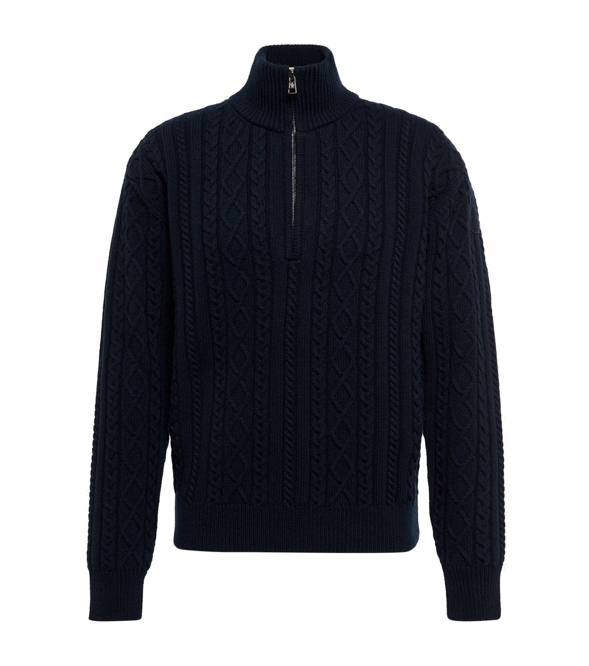 Moncler - Virgin wool half-zip sweater Moncler Moncler - Virgin wool half-zip sweater Moncler