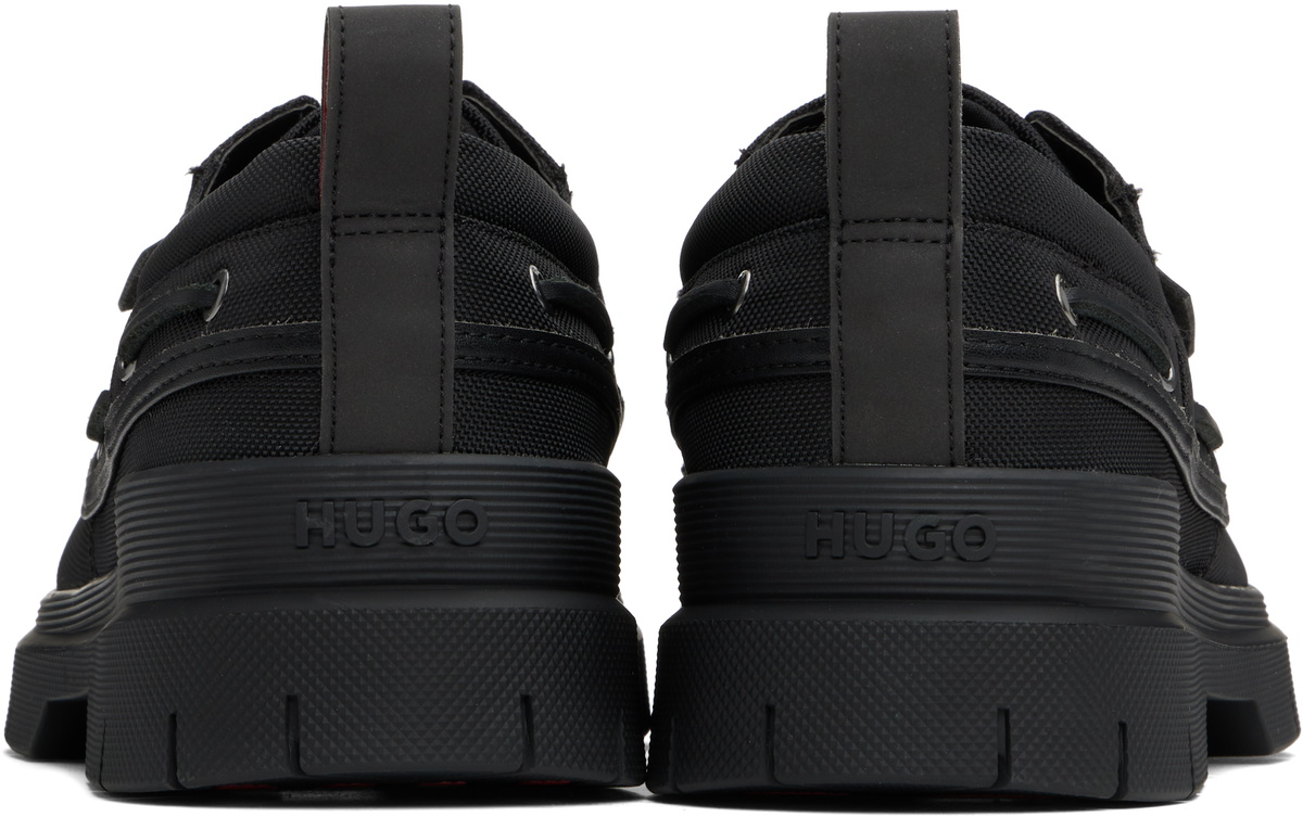 Hugo Black Canvas Boat Derbys