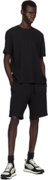 Hugo Black Cotton-Terry Shorts