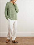 Federico Curradi - Linen Sweater - Green