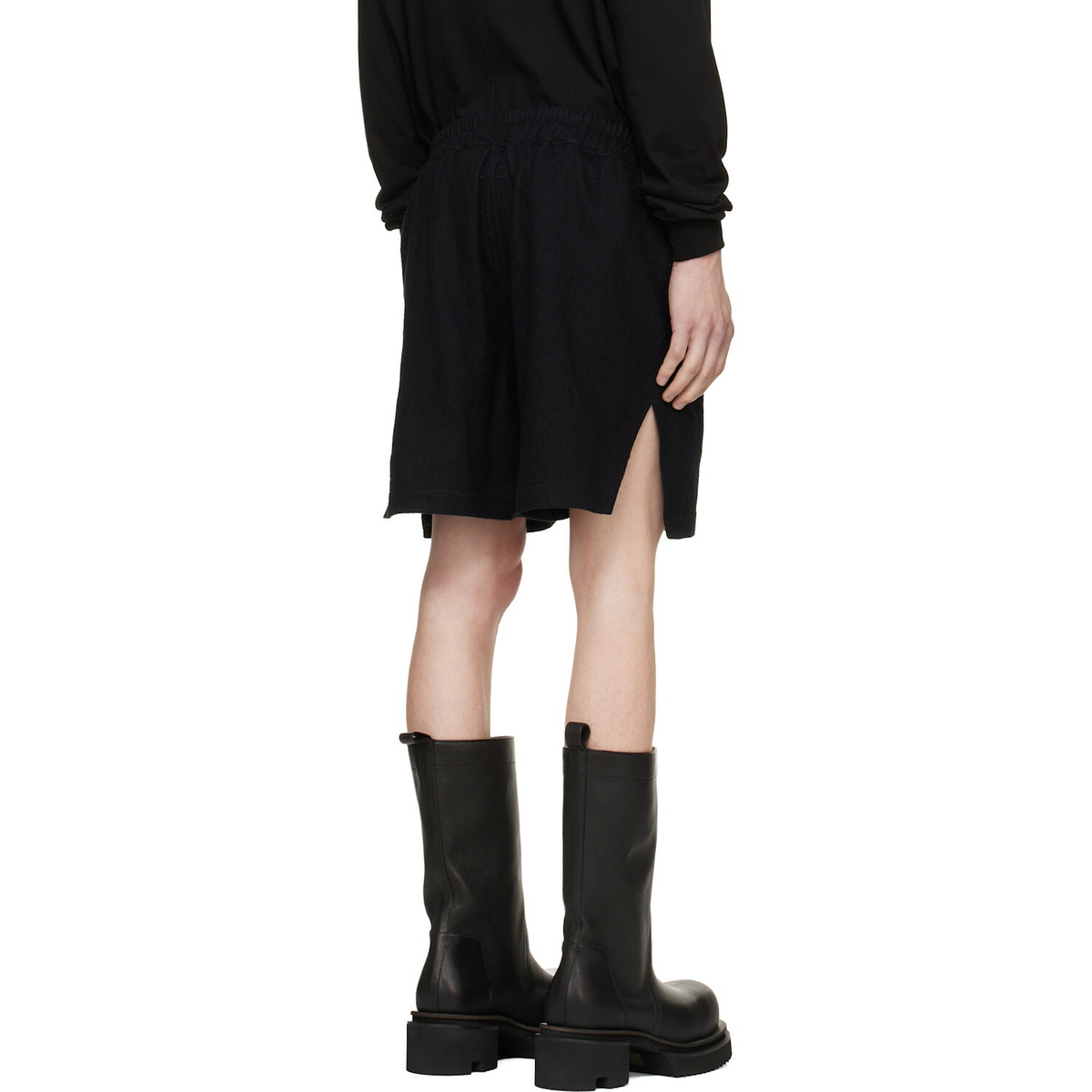 Rick Owens Black Tower Bela Boxers Shorts