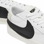 Nike Men's Blazer Low '77 Jumbo Sneakers in White/Black/Volt/Orange