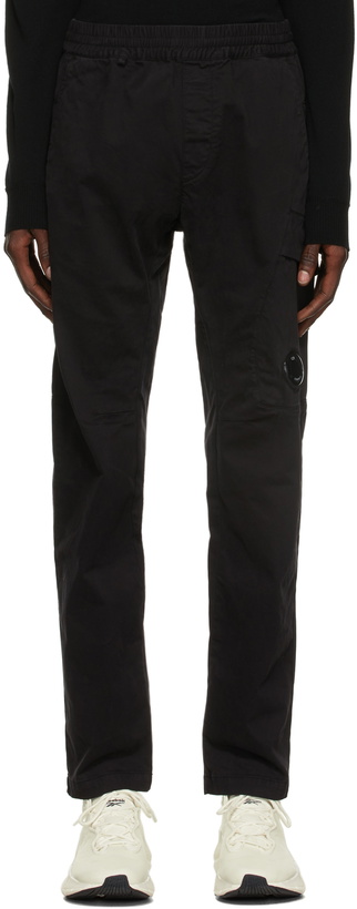 Photo: C.P. Company Black Sateen Track Lounge Pants