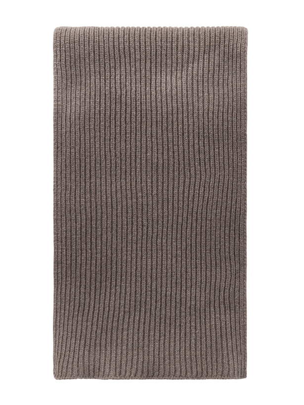 Photo: John Smedley - Stark Ribbed Recycled-Cashmere and Wool-Blend Scarf