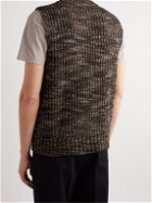 Mr P. - Ribbed-Knit Sweater Vest - Brown