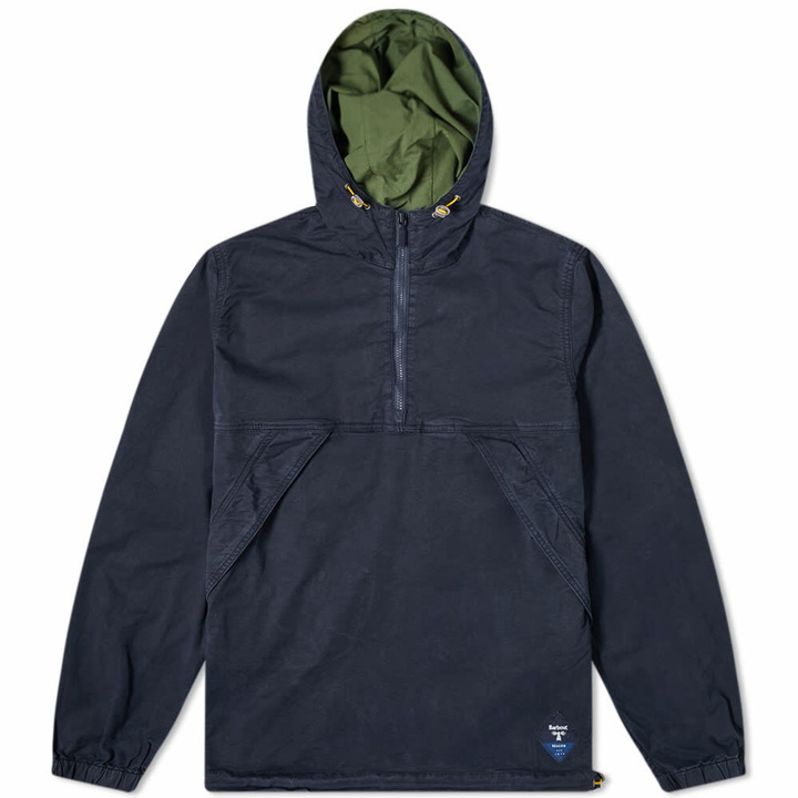 Photo: Barbour Men's Beacon Marsden Popover Jacket in Navy