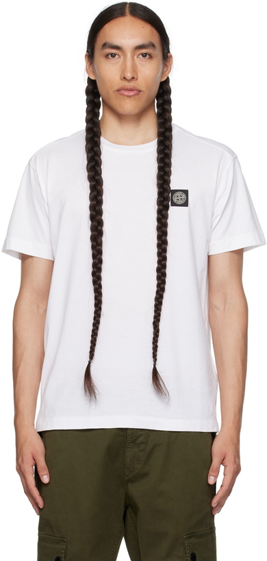 Photo: Stone Island White Patch T-Shirt