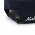 New Era Heritage Logo Chainstitched Wool Pillbox Cap in Navy 
