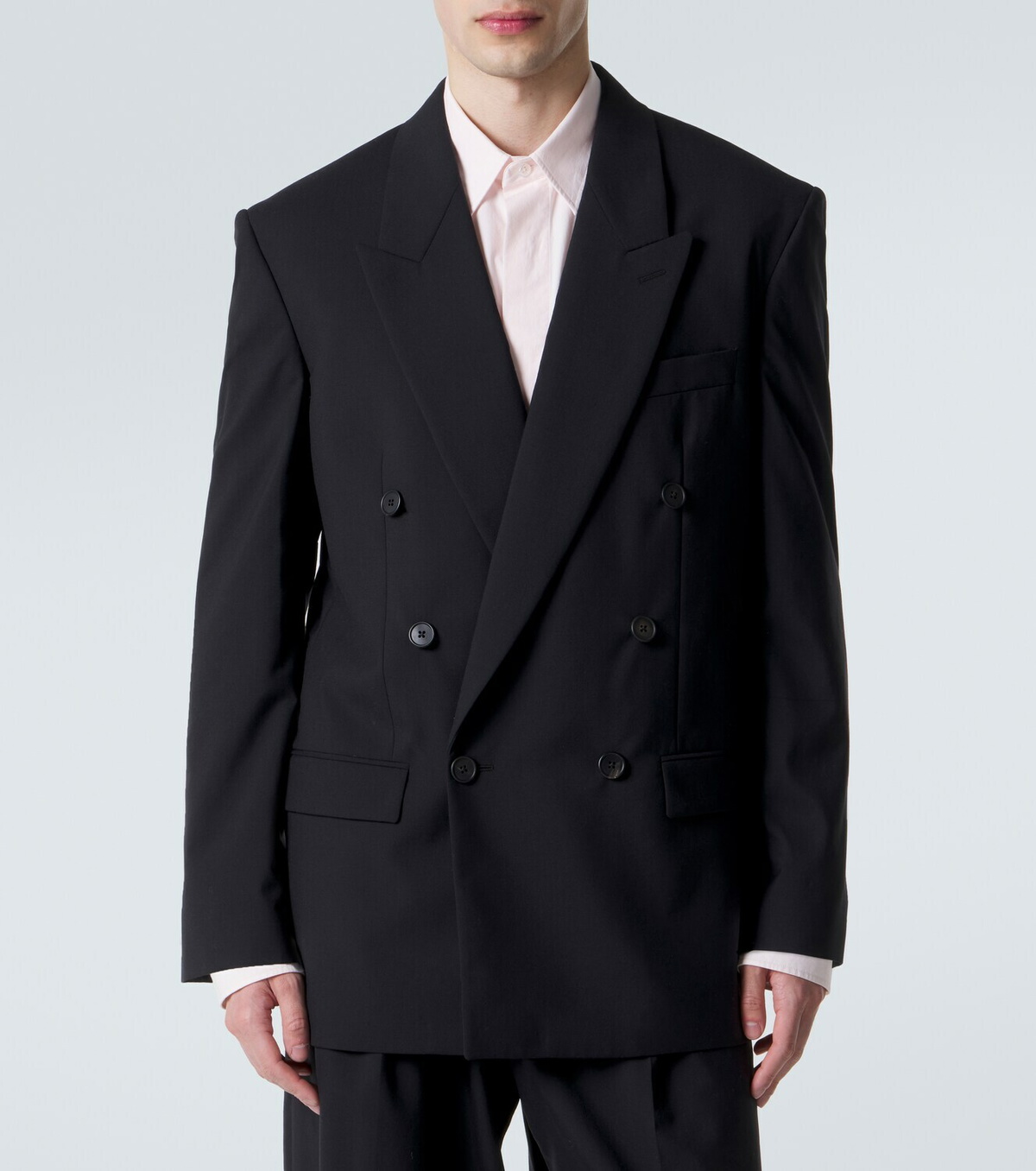 The Row Mazzy double-breasted wool blazer