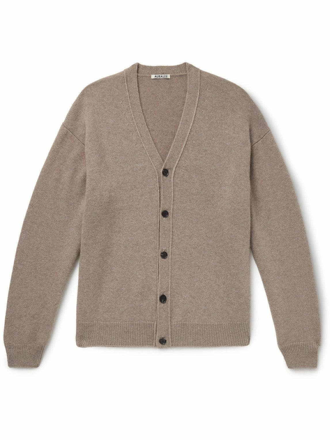 Auralee - Cashmere Cardigan - Brown